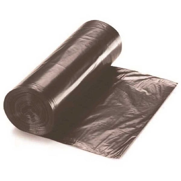 60 Gal. 1 mil 38 in. x 58 in. Black Can Liner, 100PK